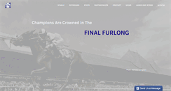 Desktop Screenshot of finalfurlongracingstable.com